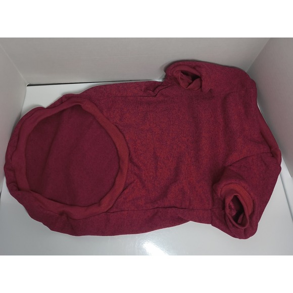Set Of 2 Dog Sweatshirt Sweater Clothing For Medium Size Dogs Red, Navy Heather - Picture 5 of 9